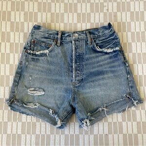 Agolde Dee High Waist Jean Short in Ricochet – size 27